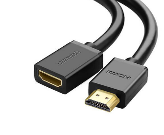 Adaptoare - CABLU video Ugreen, \\"HD107\\" adaptor HDMI (T) la HDMI (M), rezolutie maxima 4K UHD (3840 x 2160) la 60 Hz, conectori auriti, 2m, negru \\"10142\\" (include TV 0.15 lei) - 6957303811427