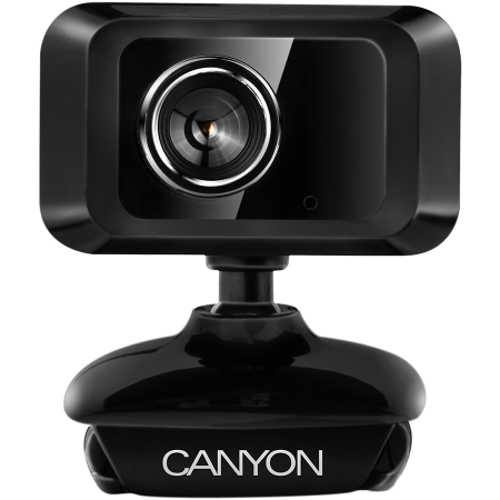 CANYON C1, Enhanced 1.3 Megapixels resolution webcam with USB2.0 connector, viewing angle 40°, cable length 1.25m, Black, 49.9x46.5x55.4mm, 0.065kg [1]