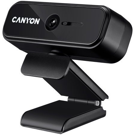 Camere Web - CANYON C2 720P HD 1.0Mega fixed focus webcam with USB2.0. connector, 360° rotary view scope, 1.0Mega pixels, built in MIC, Resolution 1280*720(1920*1080 by interpolation), viewing angle 46°, cable len