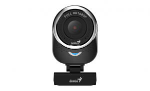 CAMERA WEB GENIUS  senzor 1080p Full-HD cu rezolutie video 1920x1080, QCam 6000, microfon, black "32200002407" (include timbru verde 0.1 lei) [2]