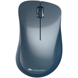 Mouse - Canyon  2.4 GHz  Wireless mouse ,with 3 buttons, DPI 1200, Battery:AAA*2pcs  ,Blue67*109*38mm 0.063kg