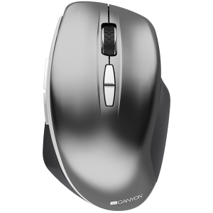 Mouse - Canyon  2.4 GHz  Wireless mouse ,with 7 buttons, DPI 800/1200/1600, Battery:AAA*2pcs  ,Dark gray72*117*41mm 0.075kg