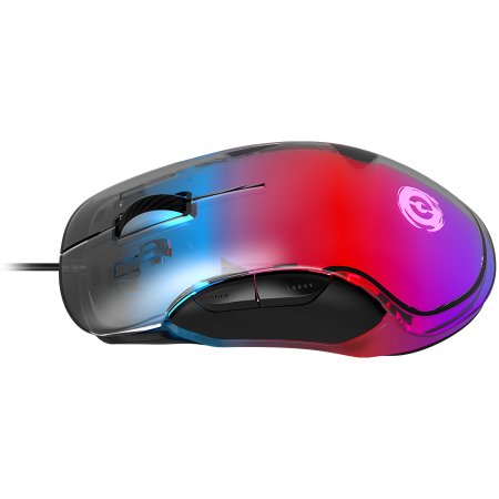 CANYON Braver GM-728, Optical Crystal gaming mouse, Instant 825, ABS material, huanuo 10 million cycle switch, 1.65M TPE cable with magnet ring, weight: 114g, Size: 122.6*66.2*38.2mm, Black [2]