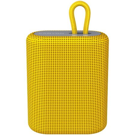 Multimedia - CANYON BSP-4, Bluetooth Speaker, BT V5.0, BLUETRUM AB5365A, TF card support, Type-C USB port, 1200mAh polymer battery, Yellow, cable length 0.42m, 114*93*51mm, 0.29kg