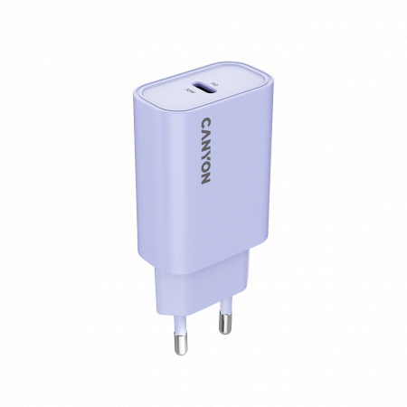 Cabluri - CANYON charger OnCharge 30CL Max Power 30W 1xPD EU Purple