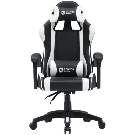 Jocuri si multimedia - CANYON gaming chair Core SGCH2 Black White