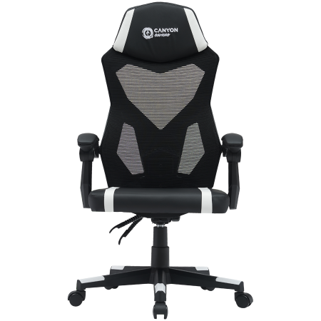 Scaune Gaming - CANYON gaming chair Flow MCH01 Mesh Black White