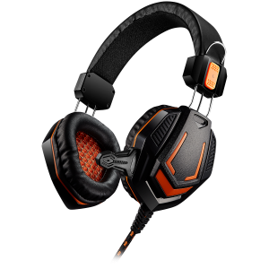 Microfoane & Casti Gaming - CANYON Fobos GH-3A, Gaming headset 3.5mm jack with microphone and volume control, with 2in1 3.5mm adapter, cable 2M, Black, 0.36kg