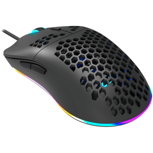 CANYON Puncher GM-11, Gaming Mouse with 7 programmable buttons, Pixart 3519 optical sensor, 4 levels of DPI and up to 4200, 5 million times key life, 1.65m Ultraweave cable, UPE feet and colorful RGB  [3]