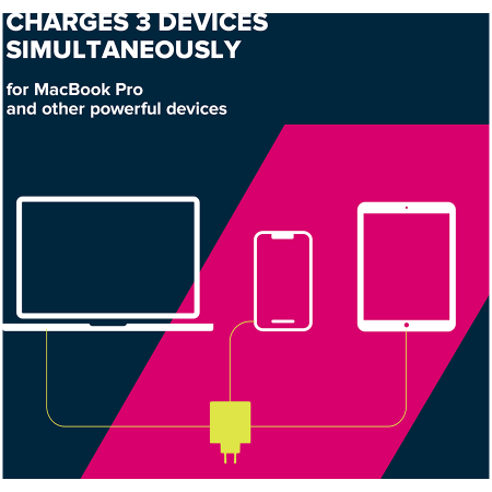 CANYON H-140-01, Wall charger with 1USB-A, 2 USB-C. Input:100-240V~50/60Hz, 2.0A Max. USB-A Output: 5V /9V /12V/20V /28V Max Output Current:5.0A max [3]