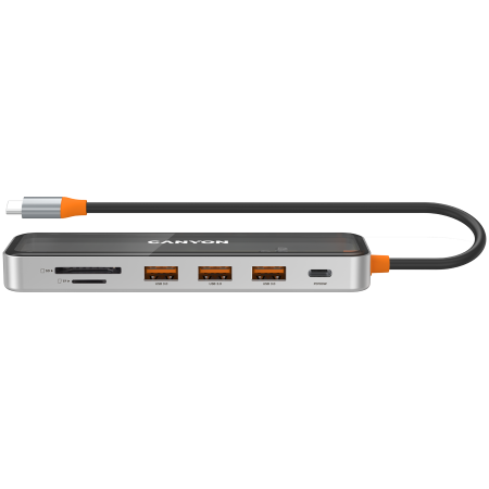 CANYON hub DS-13 7in1 4k USB-C Transparent Space Grey [3]