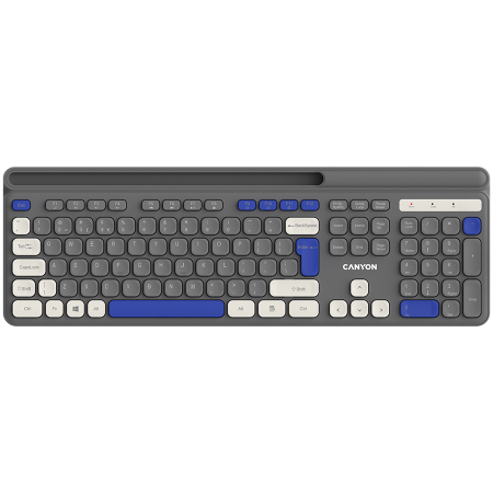 Sisteme PC & Periferice - CANYON keyboard HKB-W03 EN AAA Wireless Grey