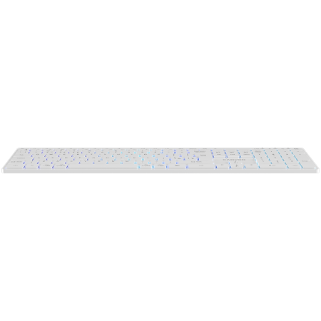 CANYON keyboard HKB-W11 UK/US RGB Dual Mode Wireless White [2]