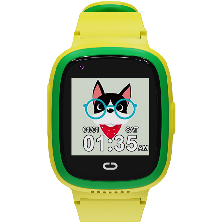 Smart Watch - CANYON kids watch Sunny KW-48 Video 4G GPS Games&Music Green