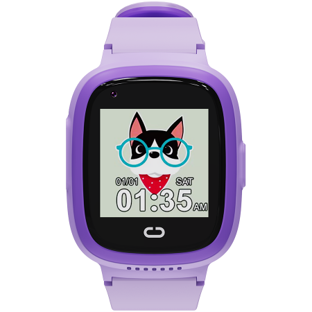 Smart Watch - CANYON kids watch Sunny KW-48 Video 4G GPS Games&Music Violet