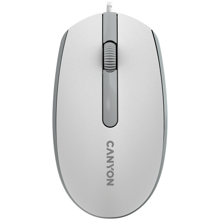 Mouse - CANYON mouse M-10 Wired White Grey