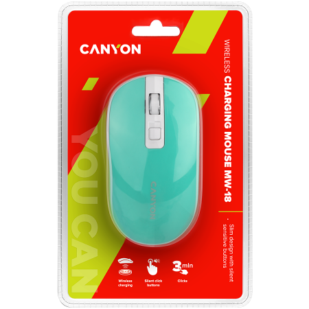 CANYON mouse MW-18 Wireless Charge Aquamarine [4]