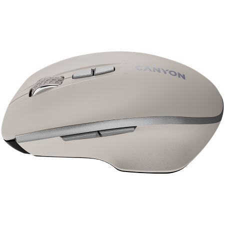 CANYON mouse MW-21 BlueLED 7buttons Wireless Cosmic Latte [1]