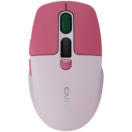 Mouse - CANYON mouse MW-26 LCD Silent Dual Mode Wireless Pink
