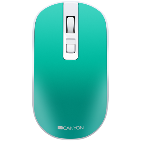 CANYON MW-18, 2.4GHz Wireless Rechargeable Mouse with Pixart sensor, 4keys, Silent switch for right/left keys,Add NTC DPI: 800/1200/1600, Max. usage 50 hours for one time full charged, 300mAh Li-poly  [0]
