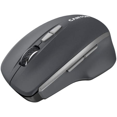 CANYON MW-21, 2.4 GHz Wireless mouse,with 7 buttons, DPI 800/1200/1600, Battery:AAA*2pcs,Dark gray72*117*41mm 0.075kg [2]