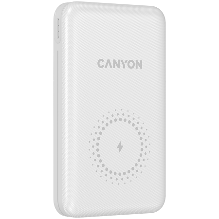 CANYON PB-1001, 18W PD+QC 3.0+10W Magnet wireless charger powerbank 10000mAh Li-poly battery,Lightning Input: DC5V/2A, 9V/2A Type c PD Input DC5V/3A, 9V/2A，Type C PD utput:5V/3A,9V/2.2A,12V/1.5AQC 3.0 [2]