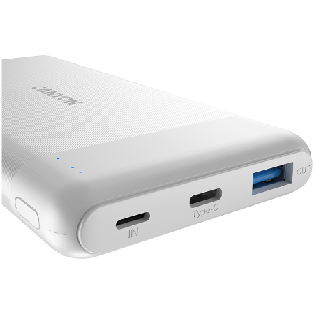 CANYON PB-109, Power bank 10000mAh Li-poly battery, Input Lightning &Type C : 5V/2A, 9V/2A PD 18W(Max), Output Type C 5V/3A,9V/2.2A,12V/1.5A 20W, Output USB A:5V3A,9V2A,12V1.5A,18W quick charging cabl [2]