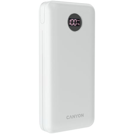 CANYON PB-2002 Power bank 20000mAh Li-poly battery, Input Type-C 5V3A,9V2A,18W , Output Type-C：5V3A,9V2.2A,12V1.5A,20W, Output USBA1/USBA2：5V3A,5V/4.5A,4.5V/5A,9V2A,12V1.5A,22.5W147.5*69*28.6mm, 0.437 [1]