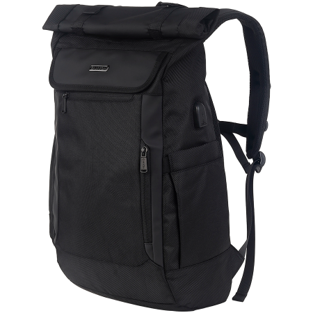 CANYON RT-7, Laptop backpack for 17.3 inch, Product spec/size(mm): 470MM(+200MM) x300MM x 130MM, Black, EXTERIOR materials:100% Polyester, Inner materials:100% Polyester, max weight (KGS): [1]