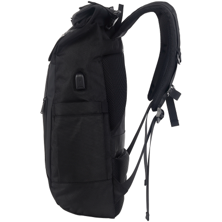 CANYON RT-7, Laptop backpack for 17.3 inch, Product spec/size(mm): 470MM(+200MM) x300MM x 130MM, Black, EXTERIOR materials:100% Polyester, Inner materials:100% Polyester, max weight (KGS): [2]