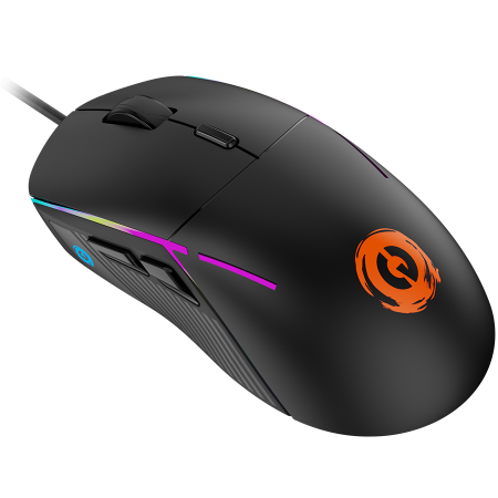 Mouse - CANYON Shadder GM-321, Optical gaming mouse, Instant 725F, ABS material, huanuo 5 million cycle switch, 1.65M braided cable with magnet ring, weight: 100g, Size: 126*63.4*39.7mm, Black