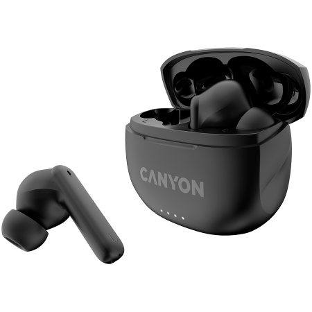 CANYON TWS-8, Bluetooth headset, with microphone, with ENC, BT V5.3 JL 6976D4, Frequence Response:20Hz-20kHz, battery EarBud 40mAh*2+Charging Case 470mAh, type-C cable length 0.24m, Size: 59*48.8*25.5 [1]
