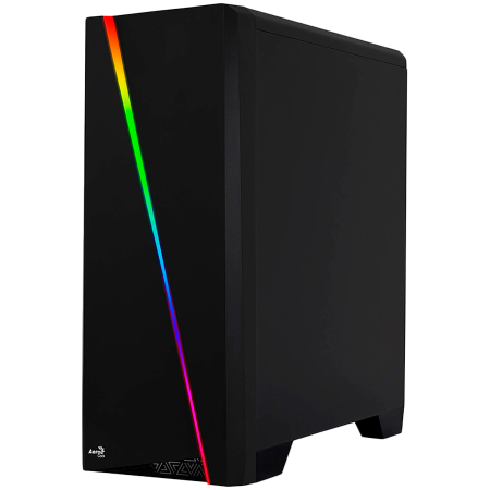Carcasa Aerocool Cylon neagra, SPCC Steel ATX Mid Tower, fara sursa (tip ATX, montata jos) [2]