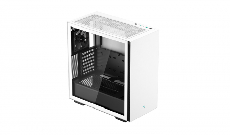 Carcase - CARCASA DEEPCOOL, Middle Tower, ATX, "CH510 WH", fara sursa, sticla securizata, 1 x 120mm fan, USB 3.0 x 2, Jack 3.5mm x 1,  white, "R-CH510-WHNNE1-G-1"