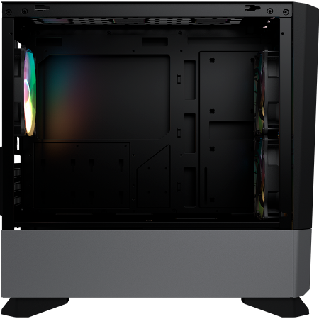 COUGAR | MG140 Air RGB Black | PC Case | Mini Tower / Air Vents Front Panel / 3 x ARGB Fans / 4mm TG Left Panel [5]