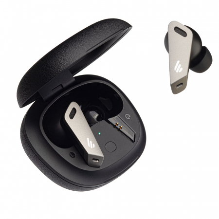 Sisteme PC & Periferice - CASTI Edifier, wireless, intraauriculare - butoni, pt smartphone, microfon pe casca, conectare prin Bluetooth 5.0, negru / argintiu, \\"TWSNB2-PRO-BK\\", (include TV 0.15 lei)