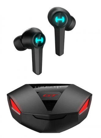 Sisteme PC & Periferice - CASTI Edifier, wireless, intraauriculare - butoni, utilizare multimedia, smartphone, microfon pe casca, conectare prin Bluetooth 5.2, RGB, USB-C, negru, "GT4-BK", (include TV 0.8lei)