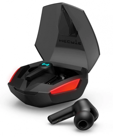 CASTI Edifier, wireless, intraauriculare - butoni, utilizare multimedia, smartphone, microfon pe casca, conectare prin Bluetooth 5.2, RGB, USB-C, negru, "GT4-BK", (include TV 0.8lei) [1]