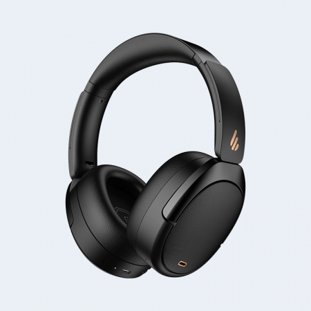 CASTI Edifier, wireless, standard, utilizare multimedia, smartphone, microfon pe casca, conectare prin Bluetooth 5.3, 480mAh, driver 40mm, pliabile, ANC, USB-C, negru, "WH950NB-BK", (include TV 0.8lei [4]