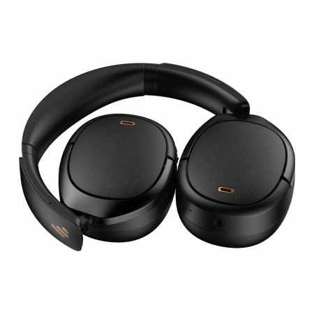 CASTI Edifier, wireless, standard, utilizare multimedia, smartphone, microfon pe casca, conectare prin Bluetooth 5.3, 480mAh, driver 40mm, pliabile, ANC, USB-C, negru, "WH950NB-BK", (include TV 0.8lei [2]
