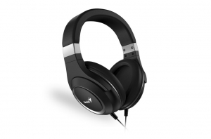 CASTI GENIUS  smartphone (over ear) cu microfon, "HS-610", frecventa 20Hz - 20kHz, cu 1x jack de 3.5mm, control pe fir si design ajustabil, culoare: negru "31710010400" (include timbru verde 0.5 lei) [1]
