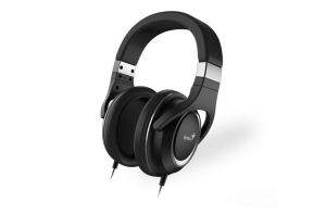 Sisteme PC & Periferice - CASTI GENIUS  smartphone (over ear) cu microfon, "HS-610", frecventa 20Hz - 20kHz, cu 1x jack de 3.5mm, control pe fir si design ajustabil, culoare: negru "31710010400" (include timbru verde 0.5 lei)