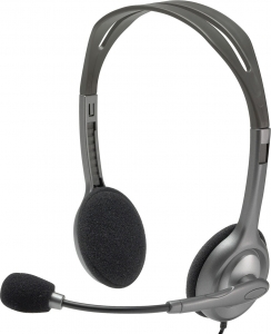 Casti Logitech  "H111" Stereo Headset with Microphone "981-000593"  (include timbru verde 0.01 lei) [0]