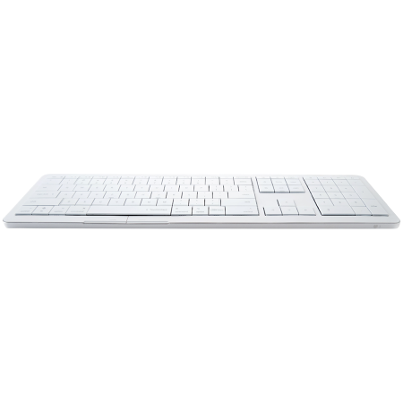 Periferice - CLEVETURA CLVX 1 Touch-On-Keys AI Wireless Keyboard, ANSI US Mac layout, Scissor Switches, Aluminum Chassis, Interactive RGB, Mac/iPad/AppleTV/PC support