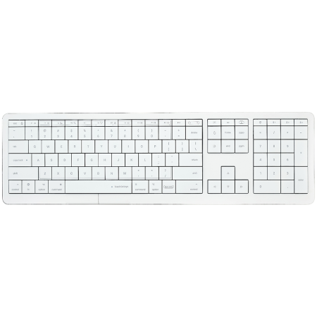 CLEVETURA CLVX 1 Touch-On-Keys AI Wireless Keyboard, ANSI US Mac layout, Scissor Switches, Aluminum Chassis, Interactive RGB, Mac/iPad/AppleTV/PC support [6]