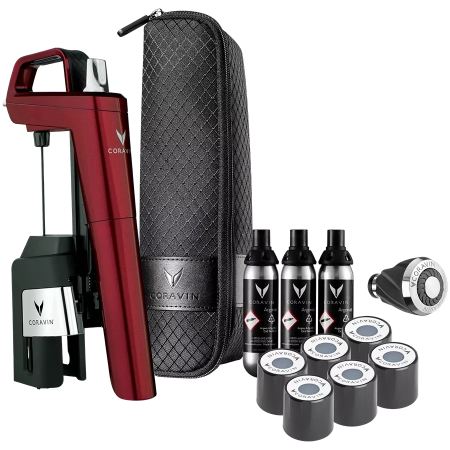 Data Storage - CORAVIN Timeless Six+ Wine Preservation System - Burgundy