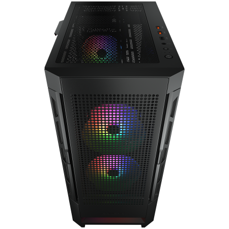 COUGAR AIRFACE RGB PC Case, Mid Tower, Black [4]