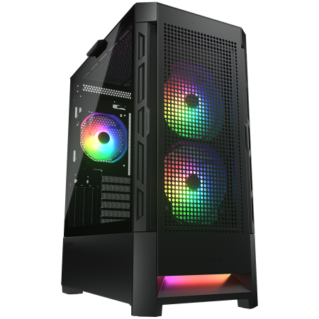 COUGAR AIRFACE RGB PC Case, Mid Tower, Black [0]