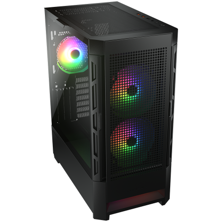 COUGAR AIRFACE RGB PC Case, Mid Tower, Black [2]