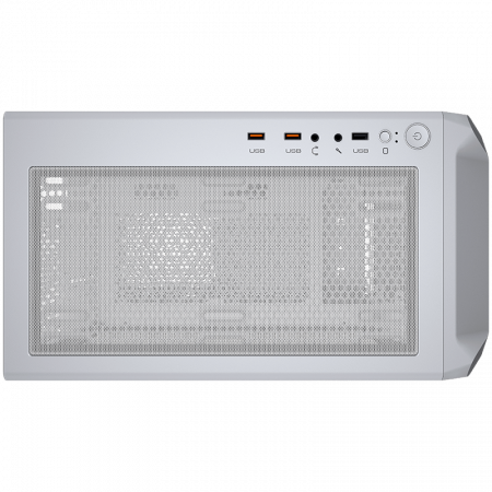 COUGAR | Archon 2 Mesh RGB (White) | PC Case | Mid Tower / Mesh Front Panel / 3 x ARGB Fans / 3mm TG Left Panel + COUGAR PSU STC600 / 600W Preinstalled [2]